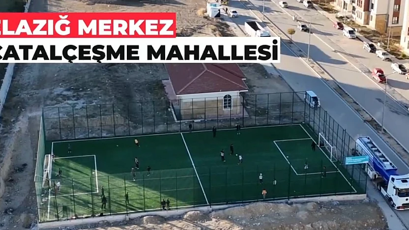 Elazığ'da spor altyapısı güçlenmeye devam ediyor: Toplam Saha sayısı 69'a ulaştı