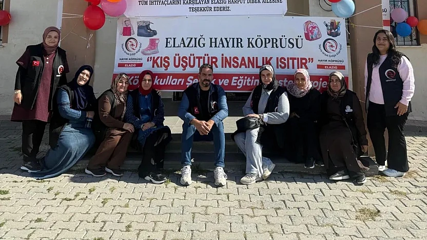 Elazığ Hayır Köprüsü'nden Hakkari ve Van'a yardım eli