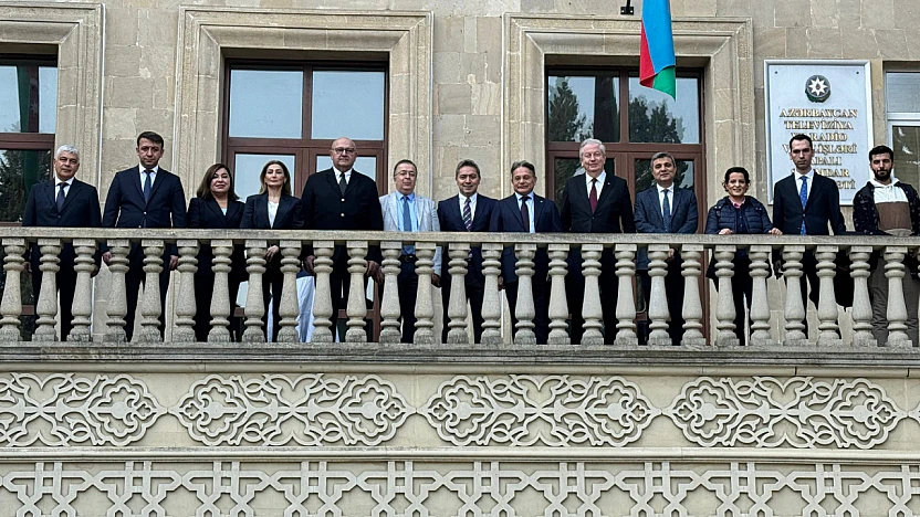 Elazığ heyetinden Bakü'de AZTV'ye ziyaret