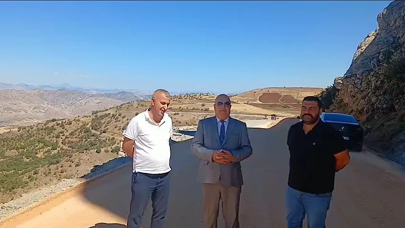 İl Özel İdaresi Anguzu Baba yolunda çalışmalarını sürdürüyor
