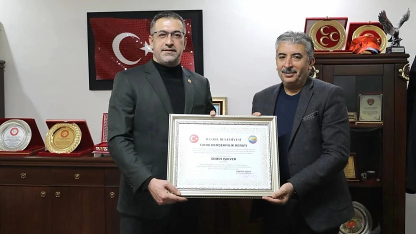 Işıkver'e 'Fahri Hemşehrilik' beratı