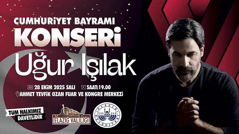 Sanatçı Uğur Işılak Elazığlılarla buluşacak