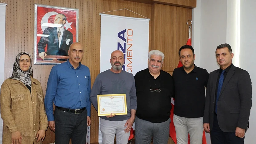 Seza Çimento'ya 'Beslenme Dostu ve Fiziksel Aktiviteyi Destekleyen İş Yeri' belgesi