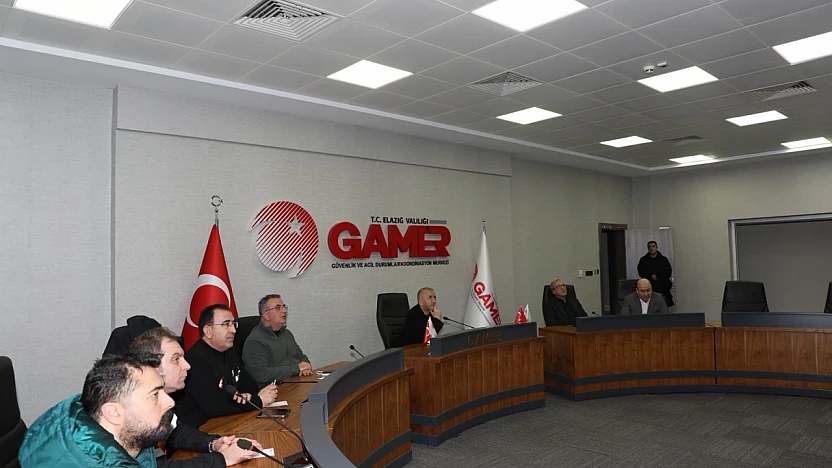 Vali Hatipoğlu başkanlığında durum değerlendirme toplantısı