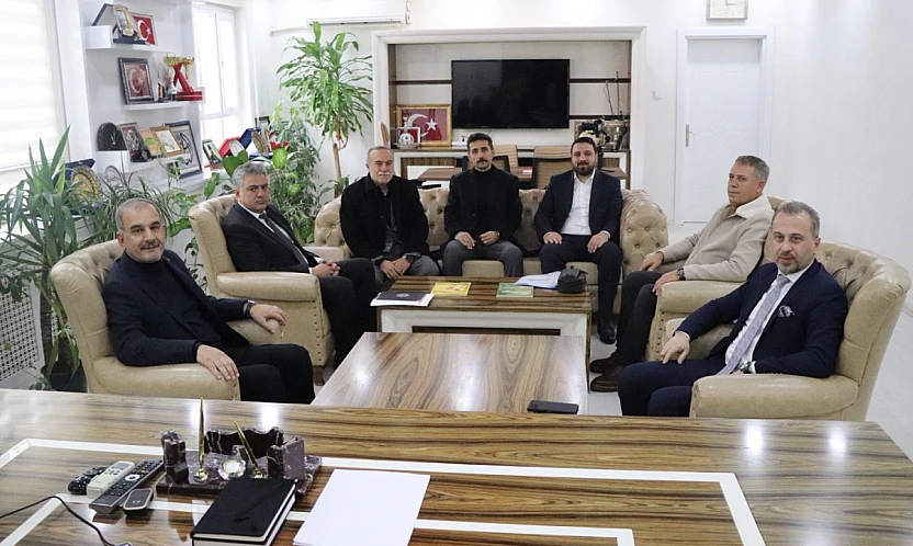 Başkan Alan'dan İl Milli Eğitim Müdürü Beraat Şahin'e ziyaret