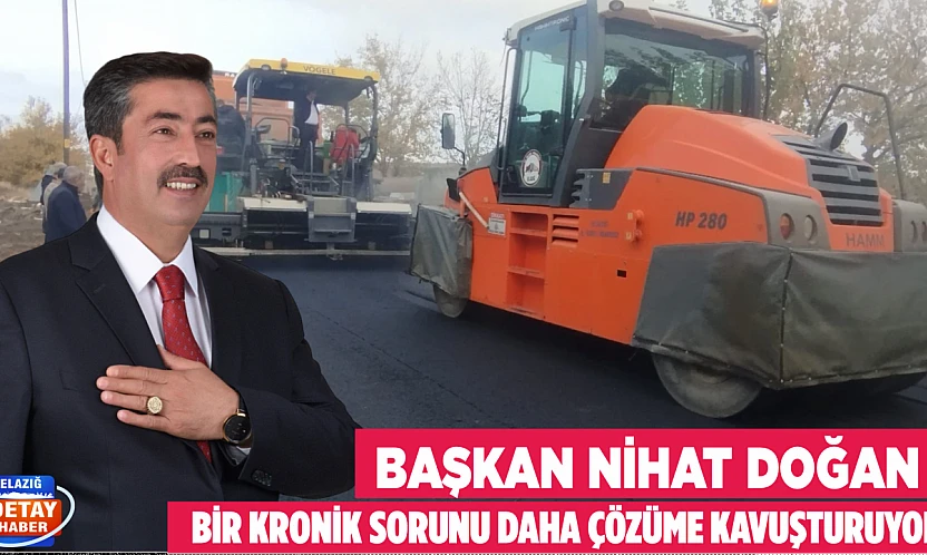 Başkan Nihat Doğan, bir kronik sorunu daha çözüme kavuşturuyor