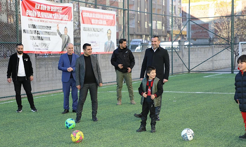 Başkan Şerifoğulları, çocukların neşesine ortak oldu