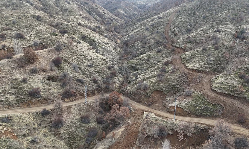 Baskil'in kayısı bahçelerine modern sulama desteği