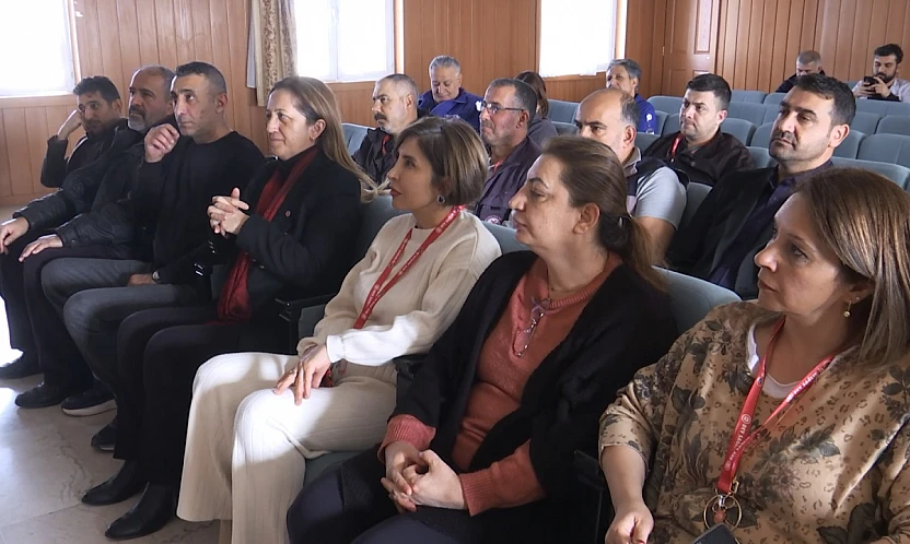 DİSK Genel Başkanı Dr. Arzu Çerkezoğlu Elazığ'a geldi