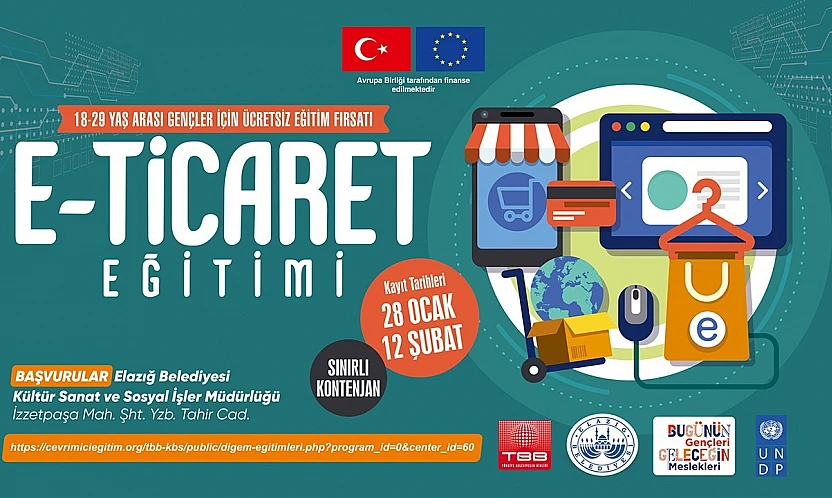 'E-Ticaret ve Veri Analizi' eğitimleri için ücretsiz başvurular başladı