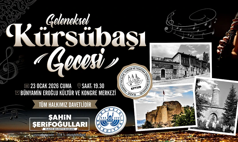 Elazığ Belediyesi'nden geleneksel kürsübaşı gecesi