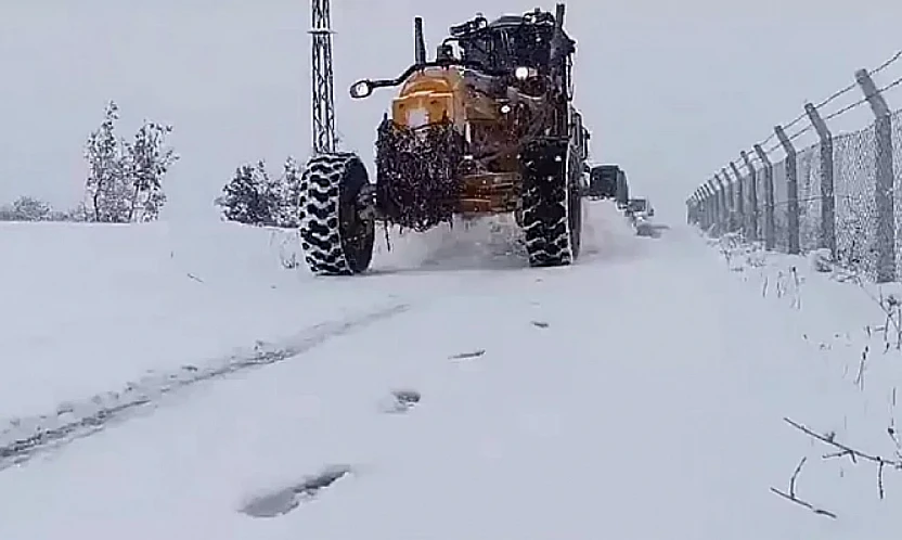 Elazığ'da 113 köy yolu ulaşıma kapalı