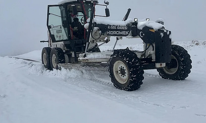 Elazığ'da 25 köy yolu ulaşıma kapalı