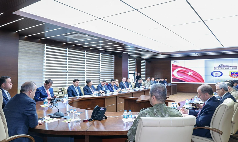Elazığ'da güvenlik ve asayiş koordinasyon toplantısı