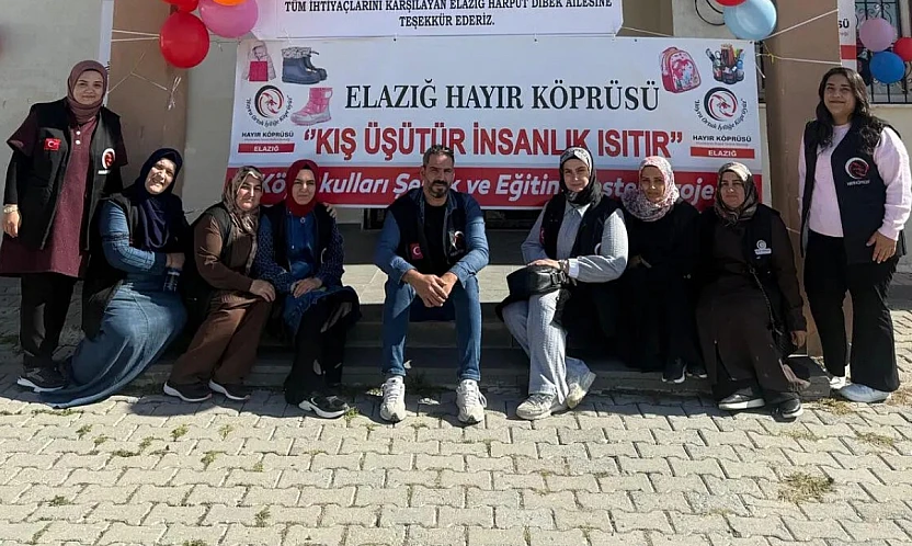 Elazığ Hayır Köprüsü'nden Hakkari ve Van'a yardım eli