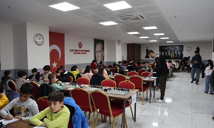 Elazığ küçükler il birinciliği satranç turnuvası tamamlandı
