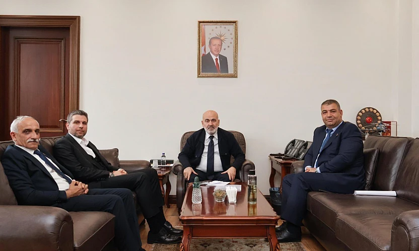 Milletvekili Nazırlı ve Belediye Başkanlarından, Bakan Yardımcısı Sağlam'a ziyaret