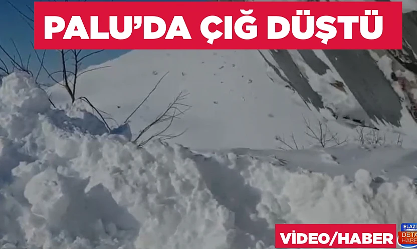 Palu'da çığ düşen yol trafiğe açıldı