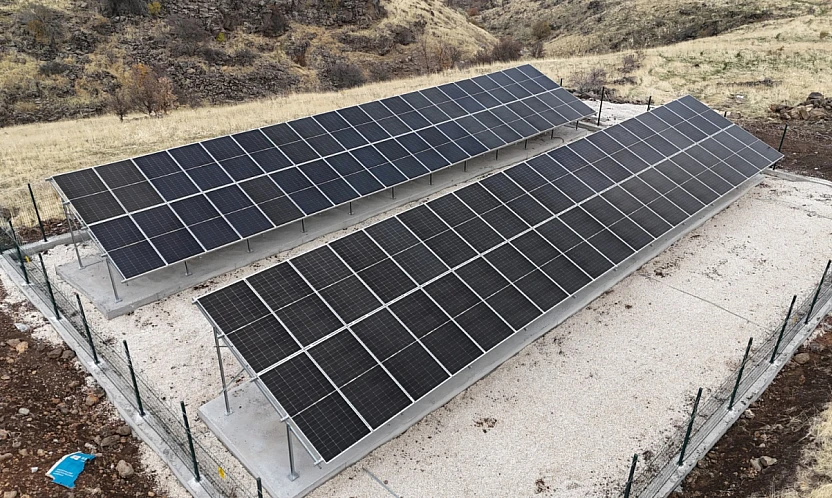 Serince Köyü'nde afet konutları içme suyu hattı tamamlandı