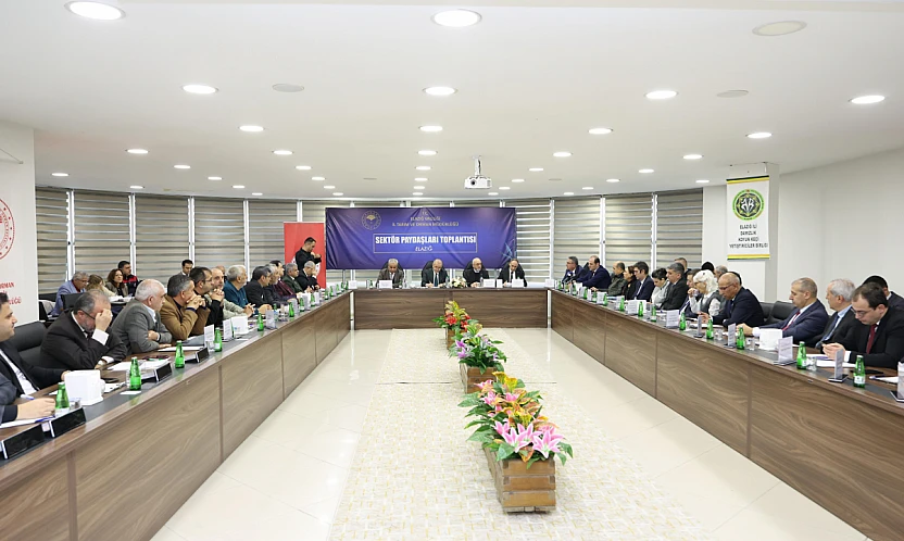 Tarım sektörünün paydaşları, Elazığ'ın geleceği için aynı masada