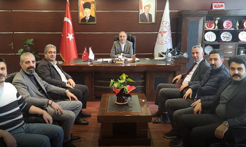 Türk Sağlık Sen, sorunları İl Sağlık Müdürü Gecekuşu'na iletti