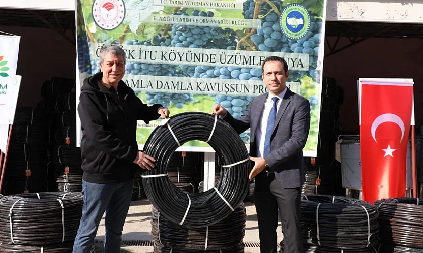 Üzümler suya damla damla kavuşsun projesi hayat buldu!