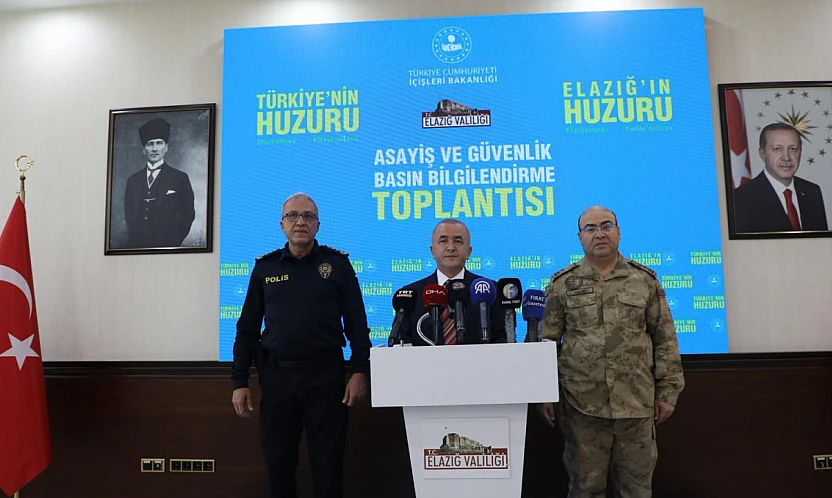 Vali Hatipoğlu: Elazığ'ın huzuru için ekipler seferber
